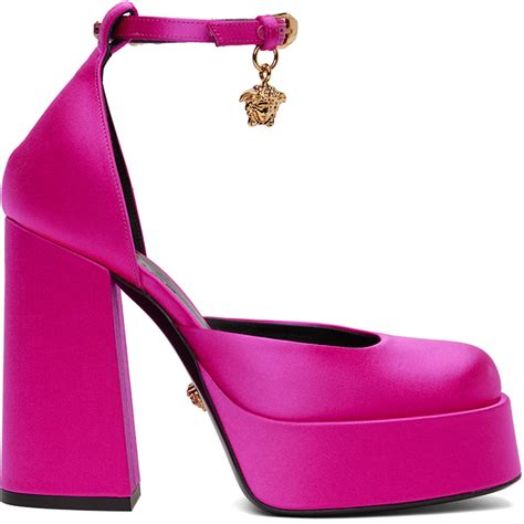 versace scarpe rosa|Versace pink shopping bag.